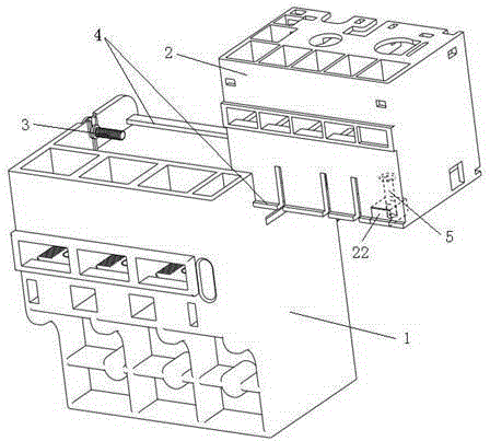 Calibration Structure and Calibration Method of Thermal Overload Relay Tripping Distance