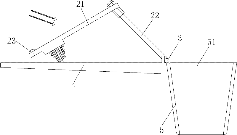 Push type quantifying spoon