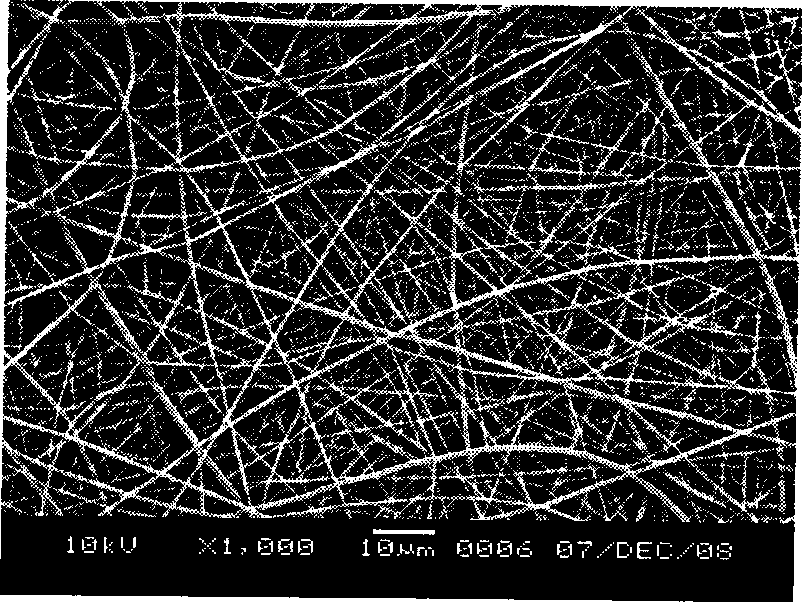 Method for producing shell-core structure medicament nano-fibre with emulsion electrostatic spinning technology