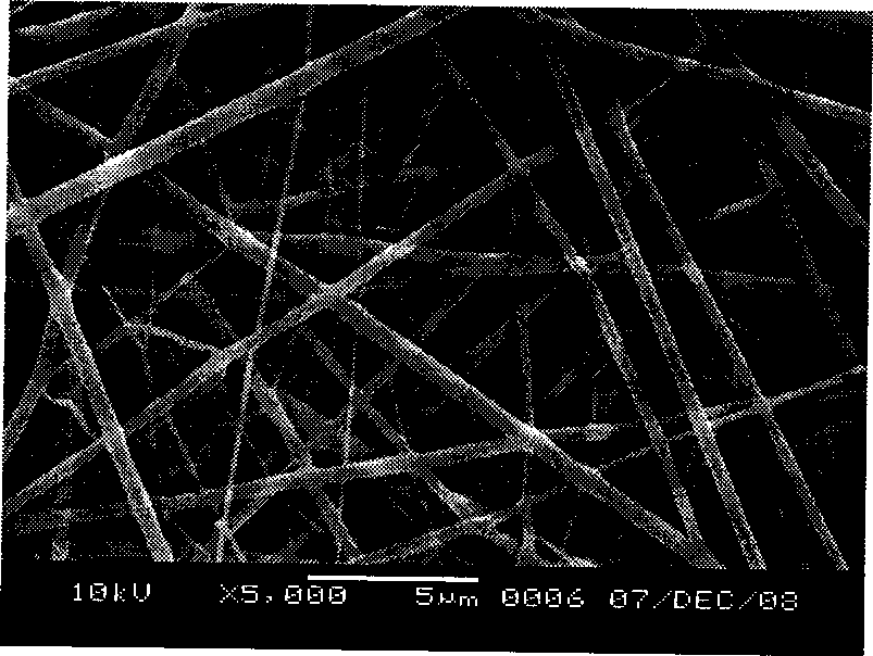 Method for producing shell-core structure medicament nano-fibre with emulsion electrostatic spinning technology