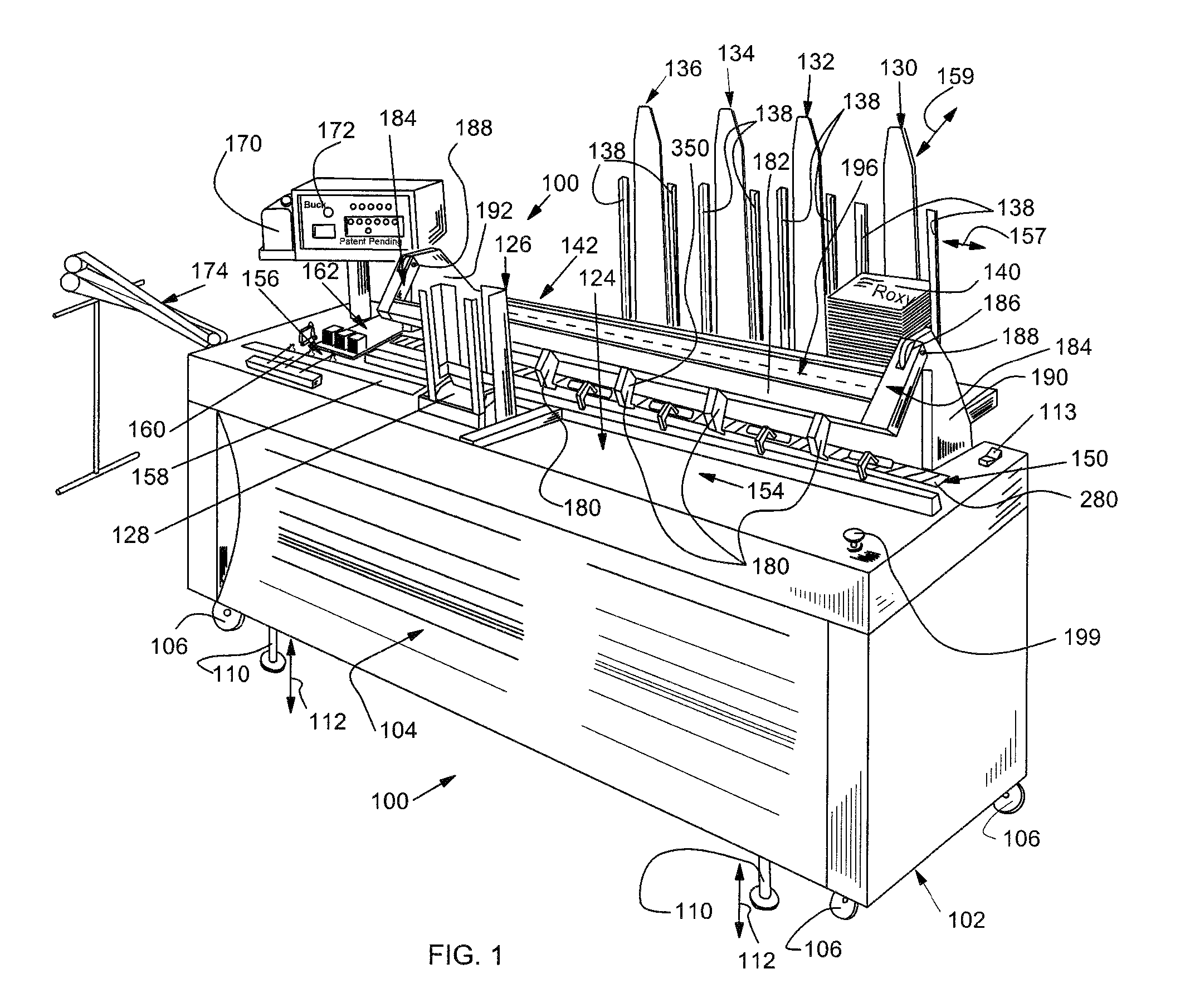 System and method for high-speed insertion of envelopes