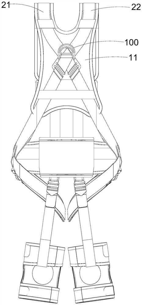 Flexible exoskeleton for high-place operation