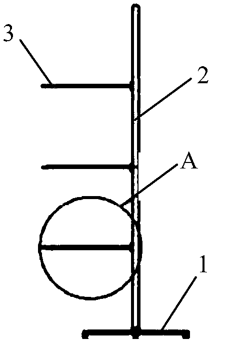 Thermocouple fixing device and fire endurance test device