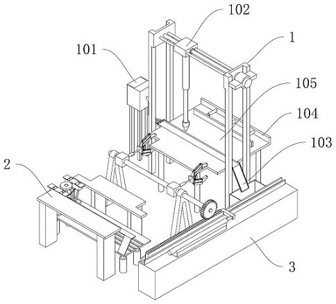 Bottom welding slag water-cooling collection type automobile sheet metal part welding device