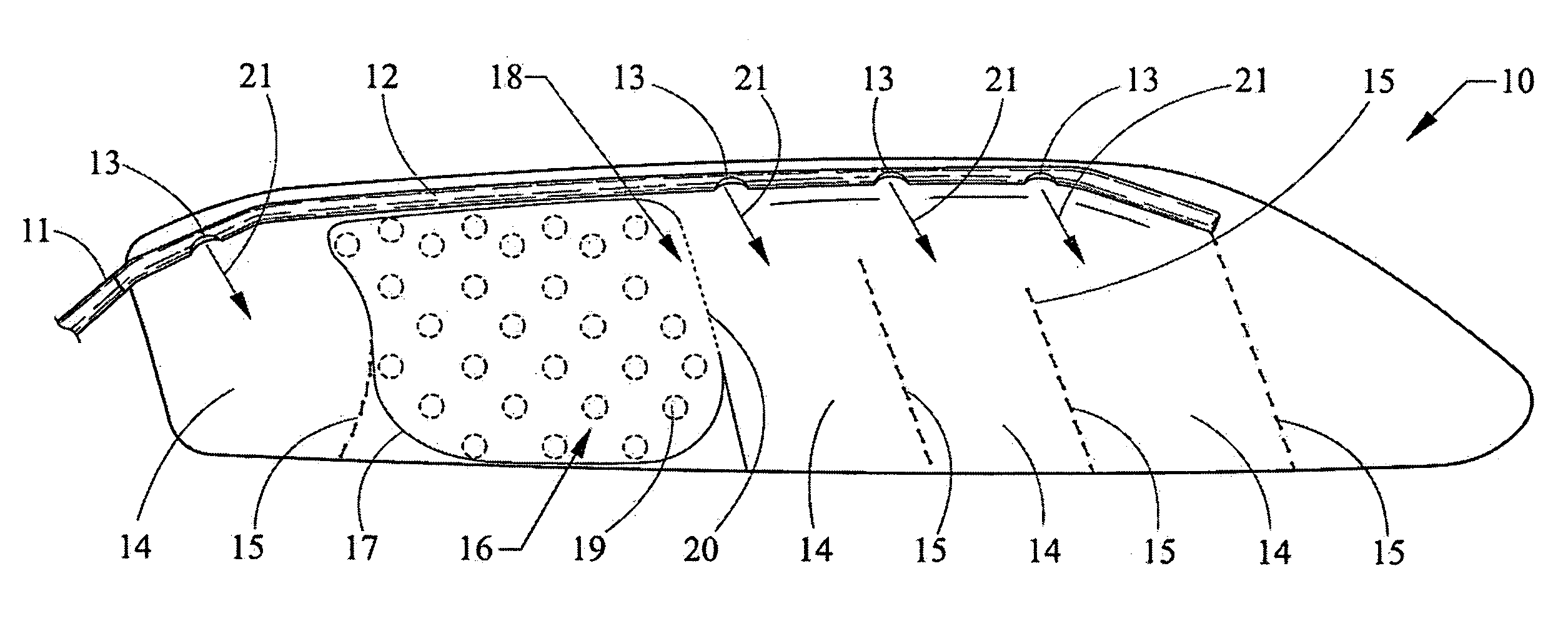 Side Air Bag With a Controlled Opening of a Pressure Equalization Chamber