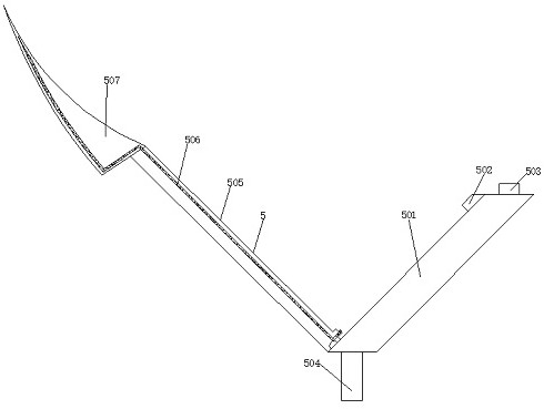 Tumor girdling device for surgical operation