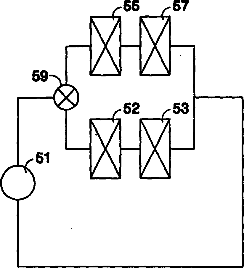 Refrigeration circulation system using refrigerant compression volume variable compressor