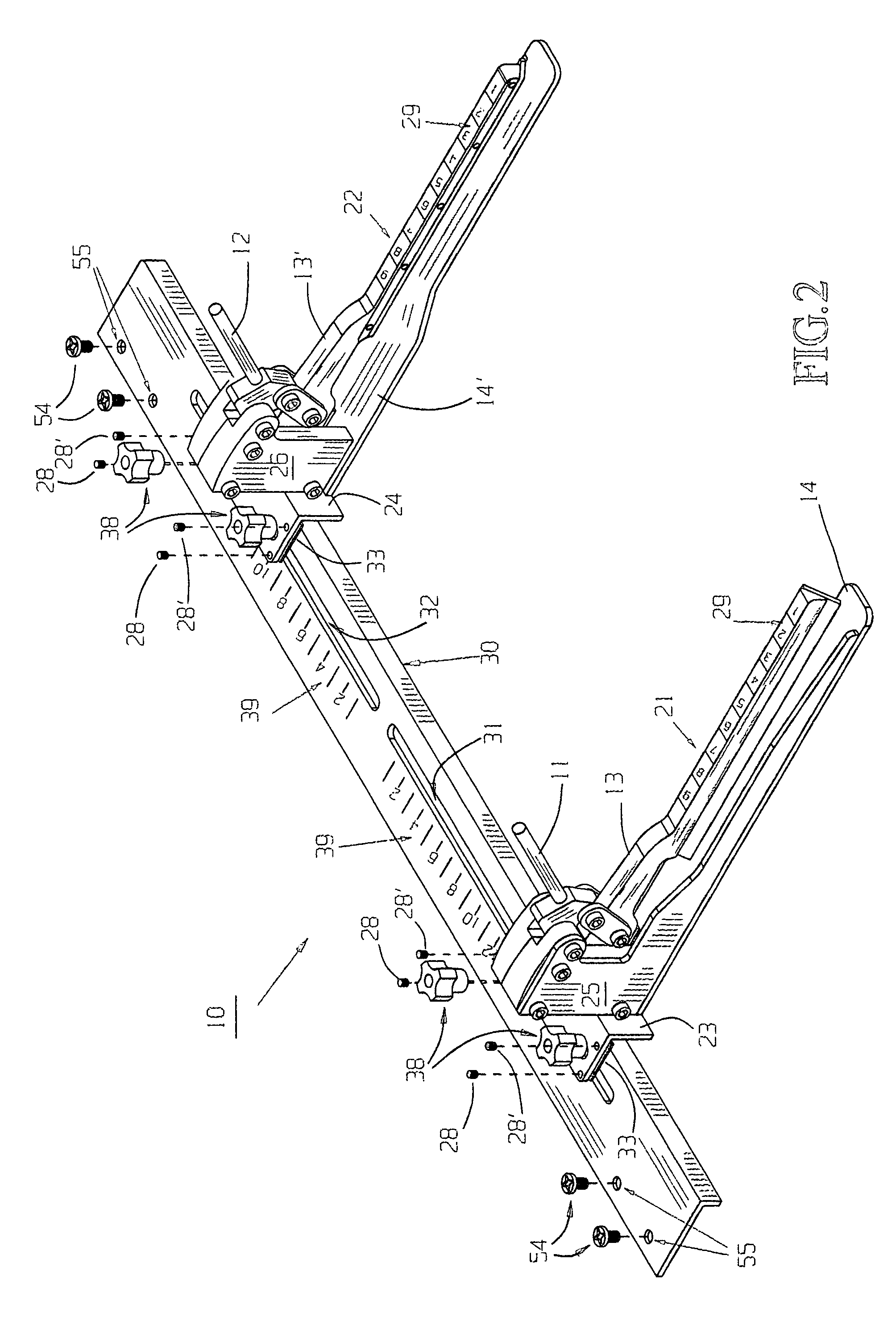 Clamping device for a sewing machine and method