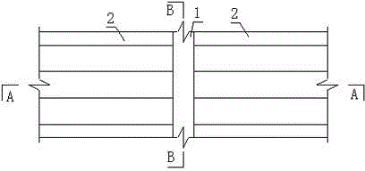 Simply supported girder bridge floor continuous new construction and construction method