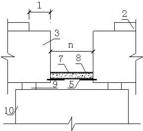 Simply supported girder bridge floor continuous new construction and construction method