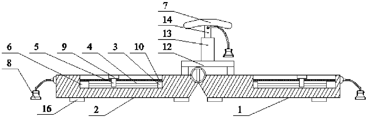 Aerobics flexibility training auxiliary device