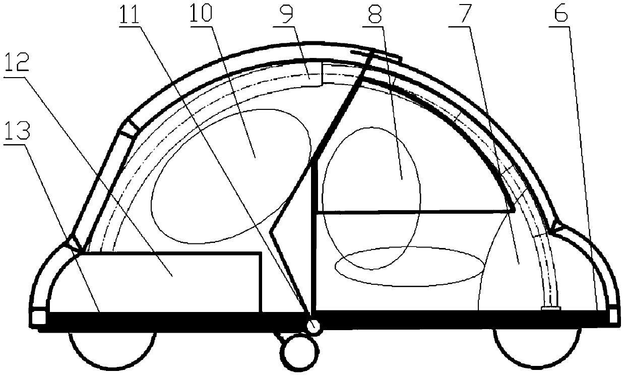 A folding electric car