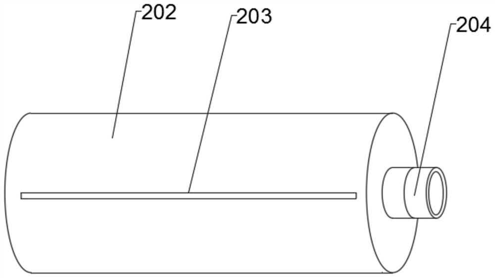 A hot melt adhesive film preparation device that reduces volatilization of VOC gas