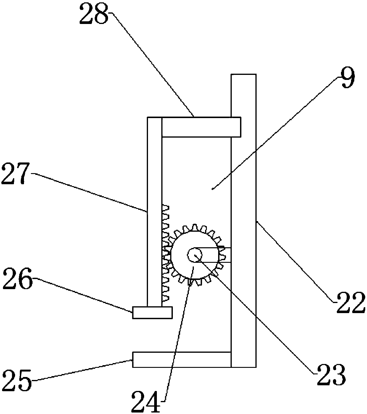 A steel plate painting device for electric oven production