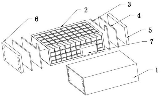 Liquid cooling superposition cell assembly and hydrogen fuel cell stack