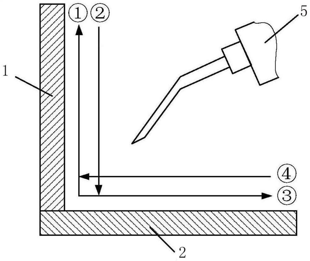 Swing welding track planning method of welding robot