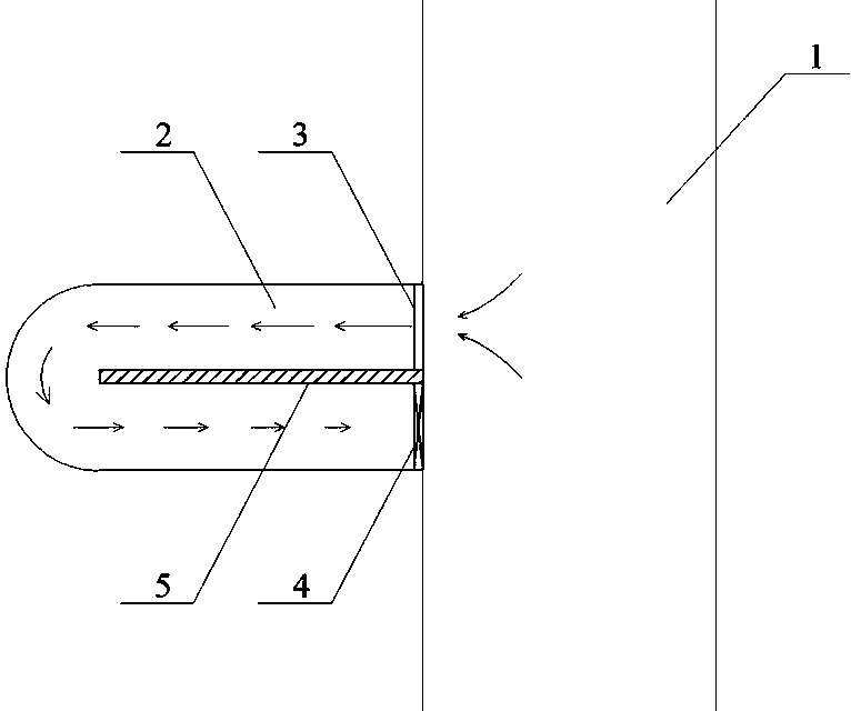 Method and device for achieving unidirectional flow of beheaded river through tide