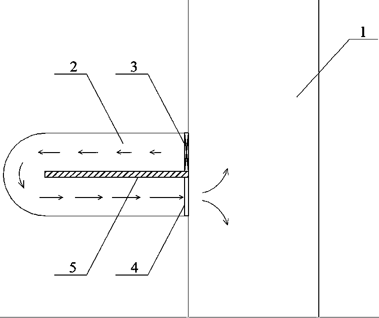 Method and device for achieving unidirectional flow of beheaded river through tide