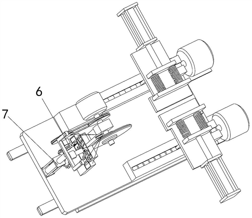 Aluminum alloy cutting device for decoration