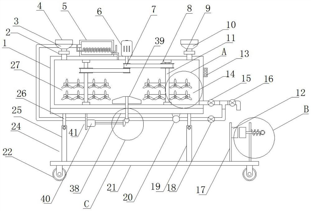 A kind of mixing device for dna extraction