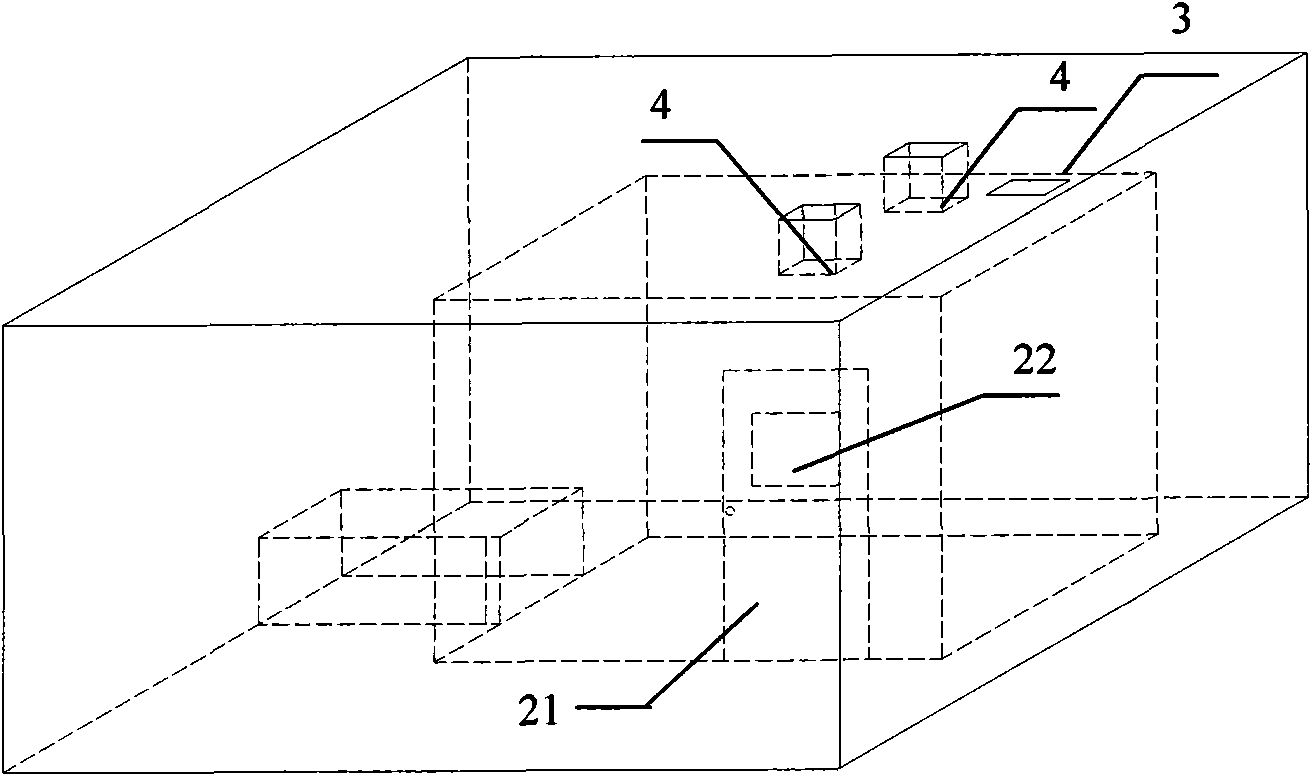 Environmental test chamber and method for obtaining testing environment by using same