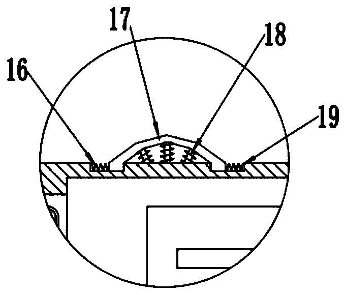 Protecting structure of elevator safety supervision equipment