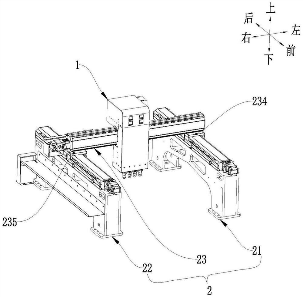 Mounting and pasting equipment based on manipulator