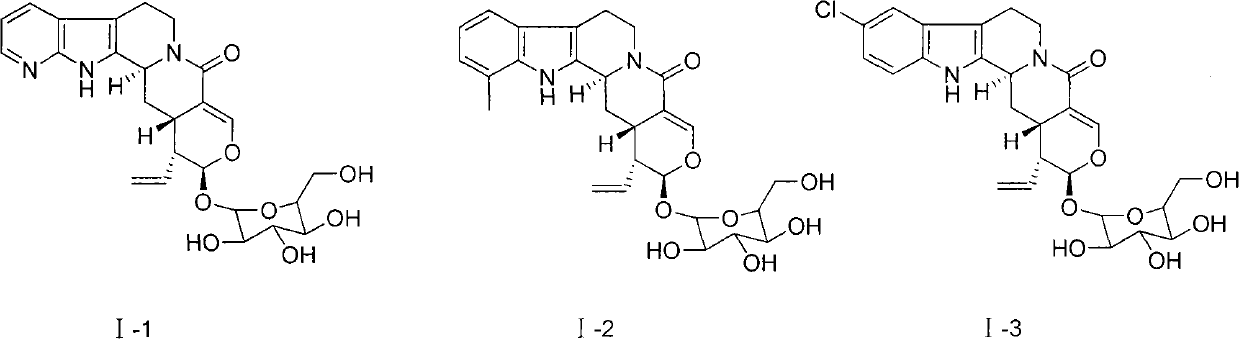 Strictosidine lactam derivatives and preparation method and use thereof