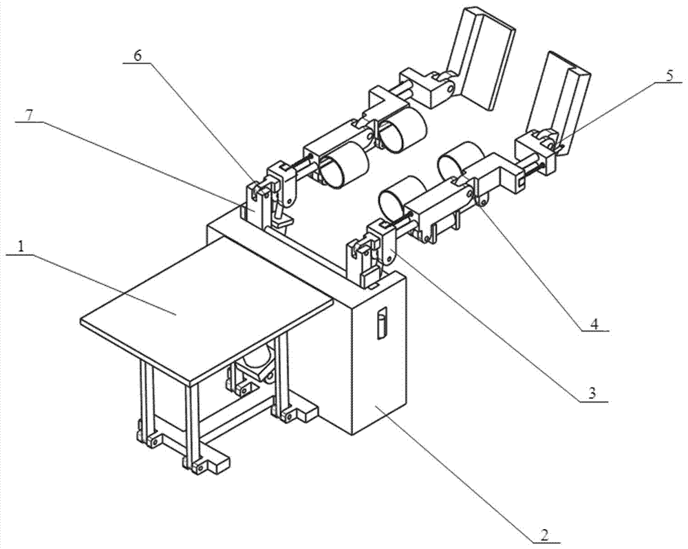 Horizontal type rehabilitation robot for patent suffering from lower-limb dyskinesia