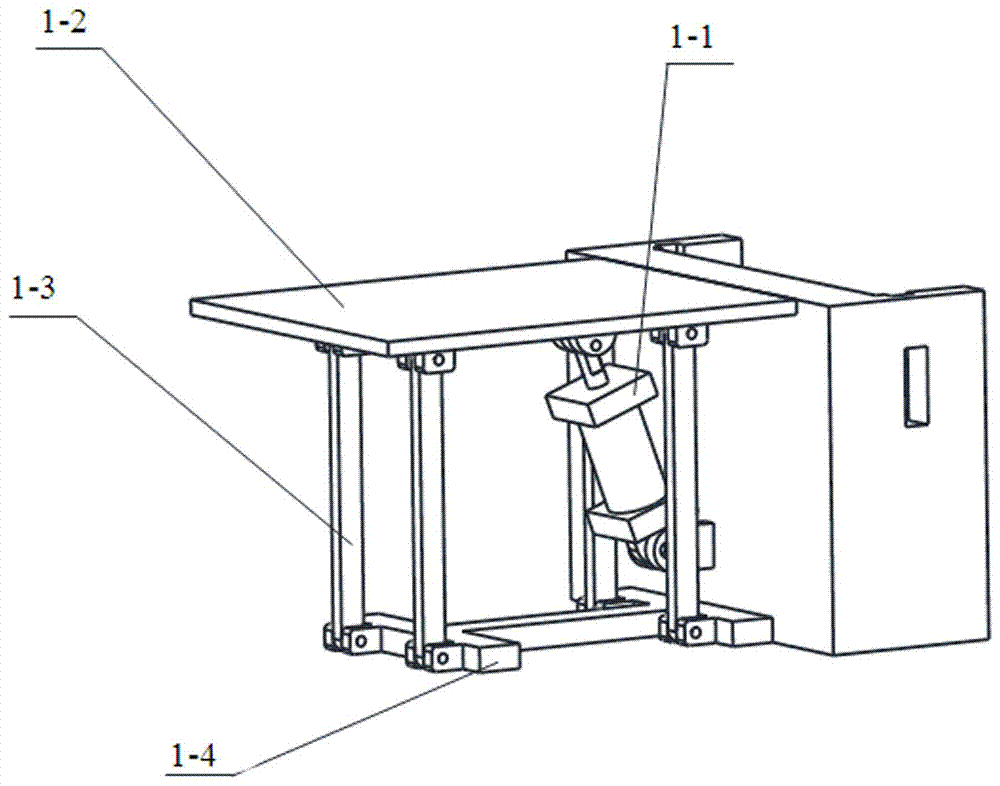 Horizontal type rehabilitation robot for patent suffering from lower-limb dyskinesia