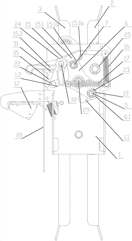 Integrated car door lock knife device