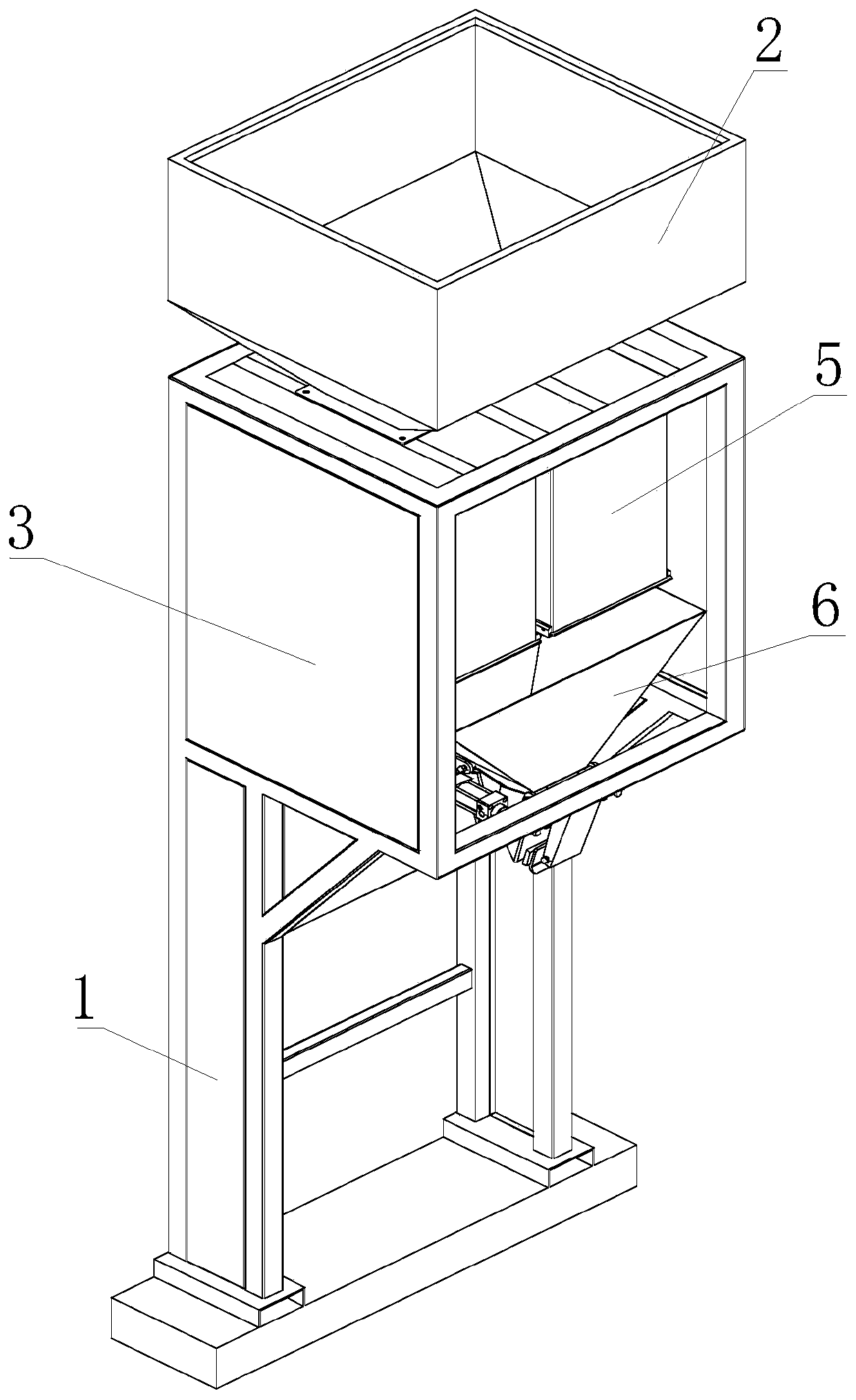 Multistage sorting device for tea leaf production