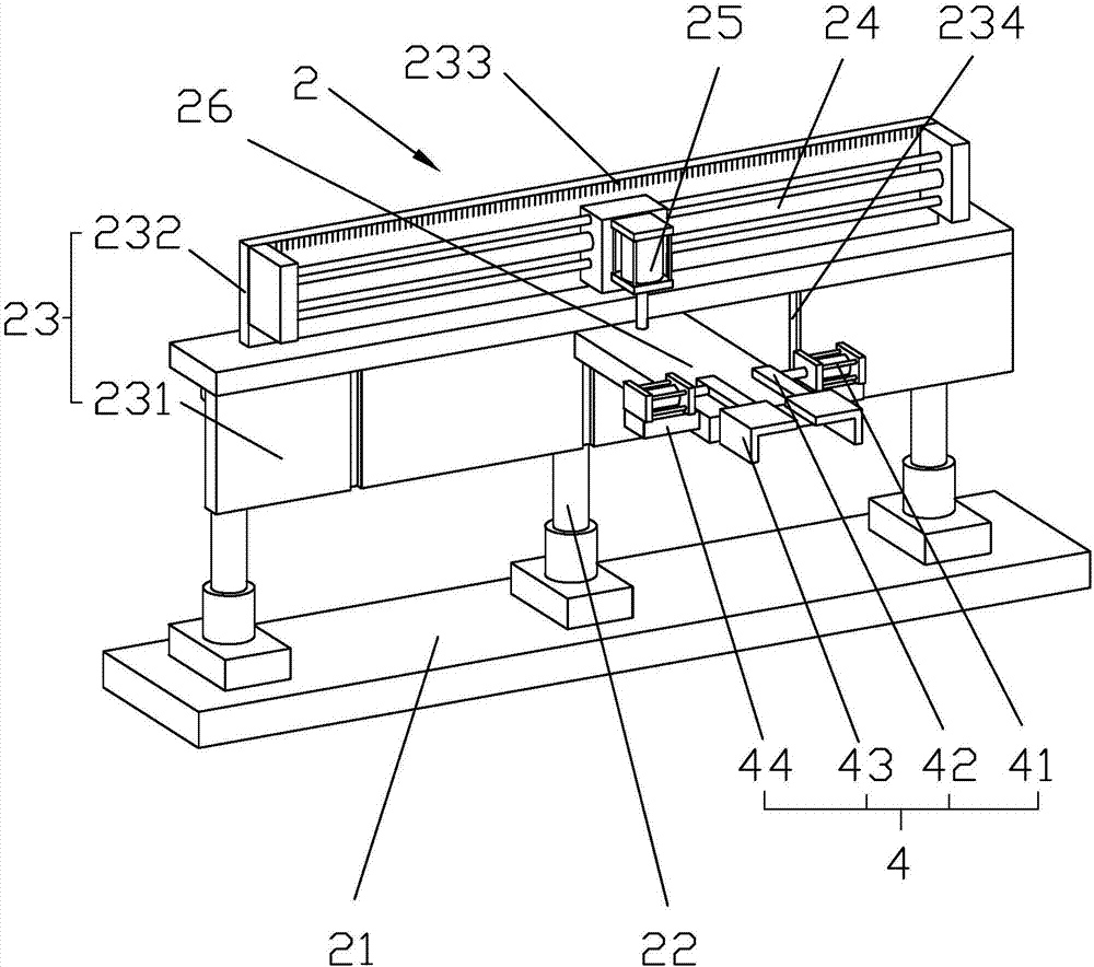 Automatic conveying device used for electronic product detection