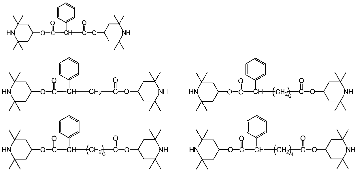 Novel light stabilizer compound and preparation method and application thereof