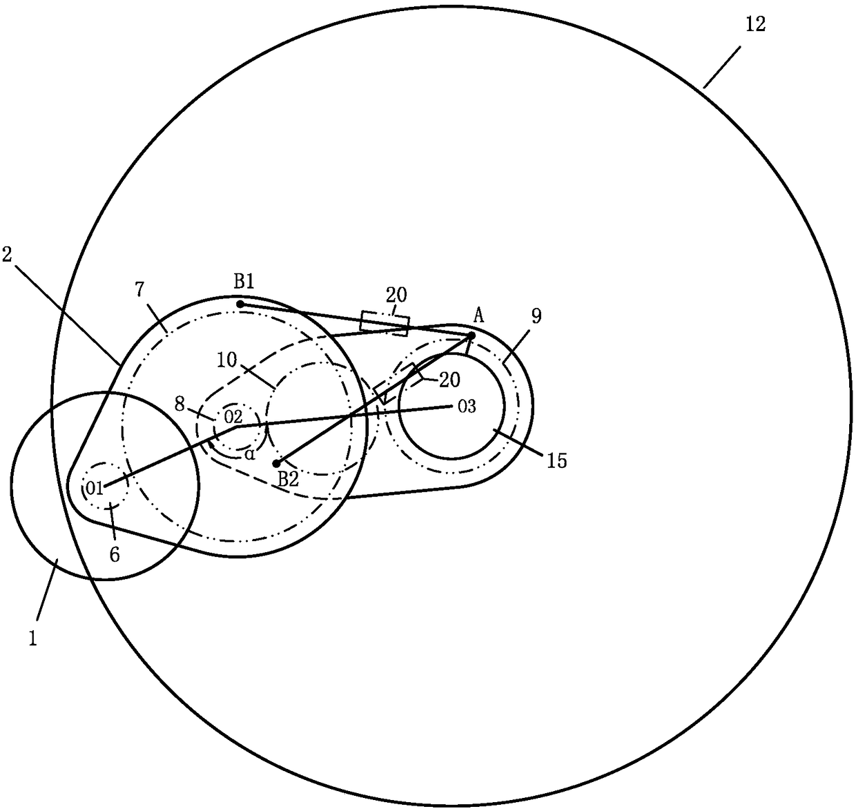 Wheel-side electric driving system with dynamic vibration absorbing function