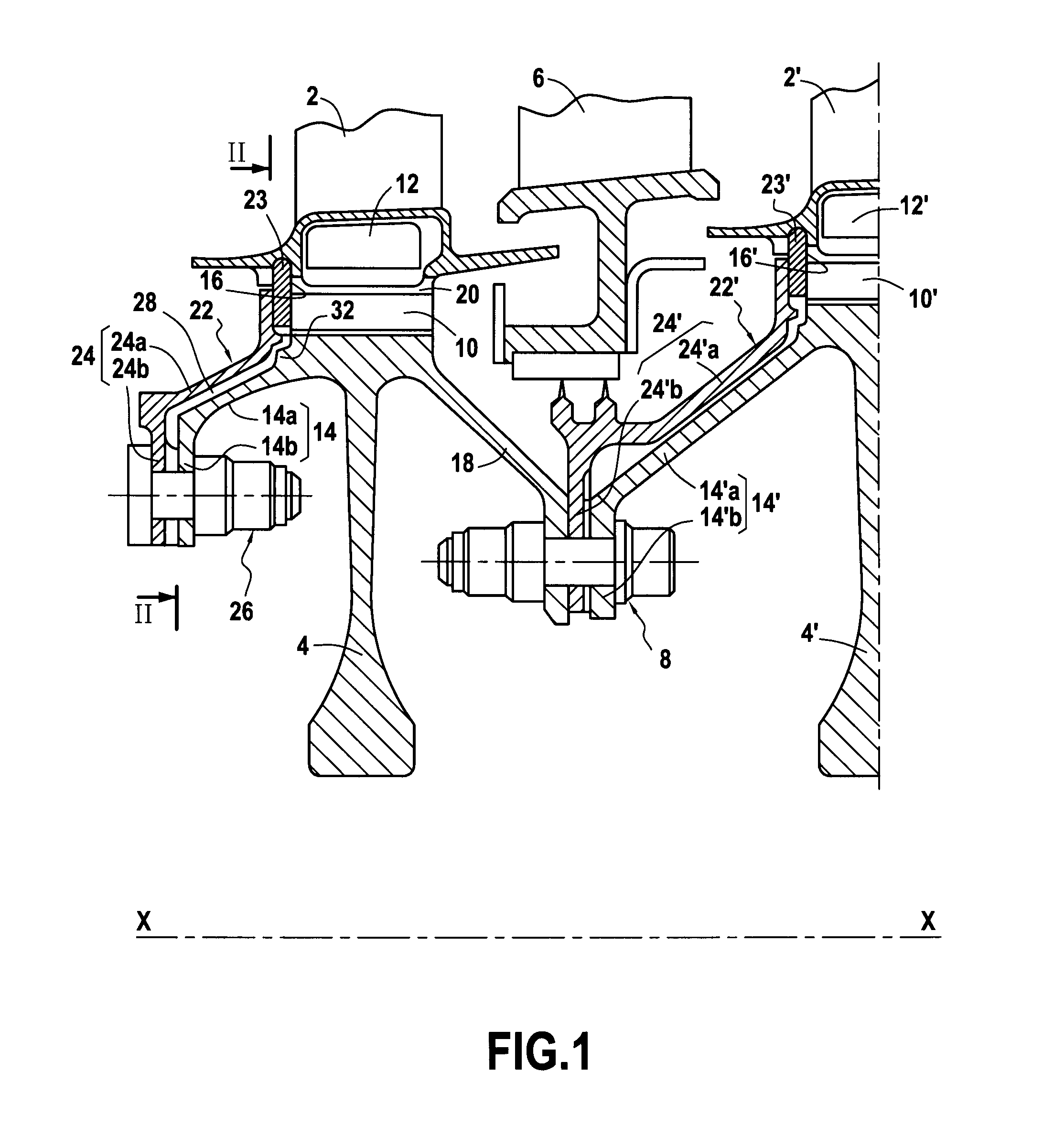 Device for cooling slots of a turbomachine rotor disk