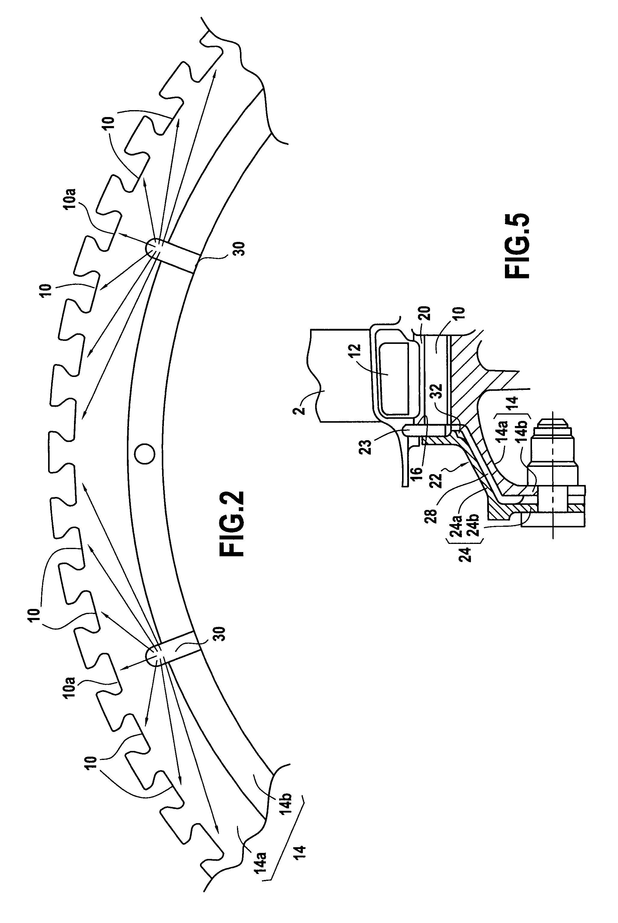 Device for cooling slots of a turbomachine rotor disk