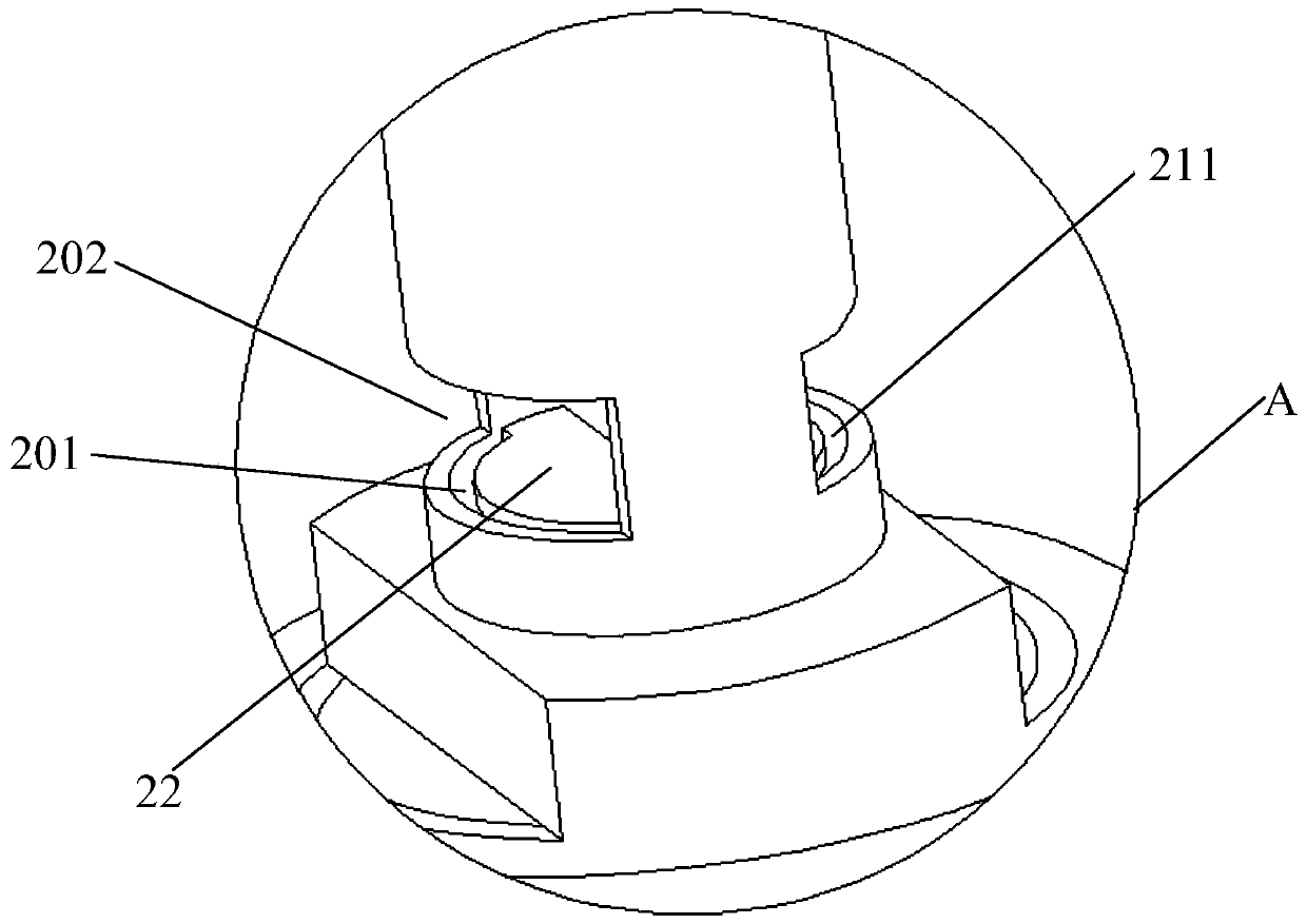 Mechanical pneumatic pressure alarm device