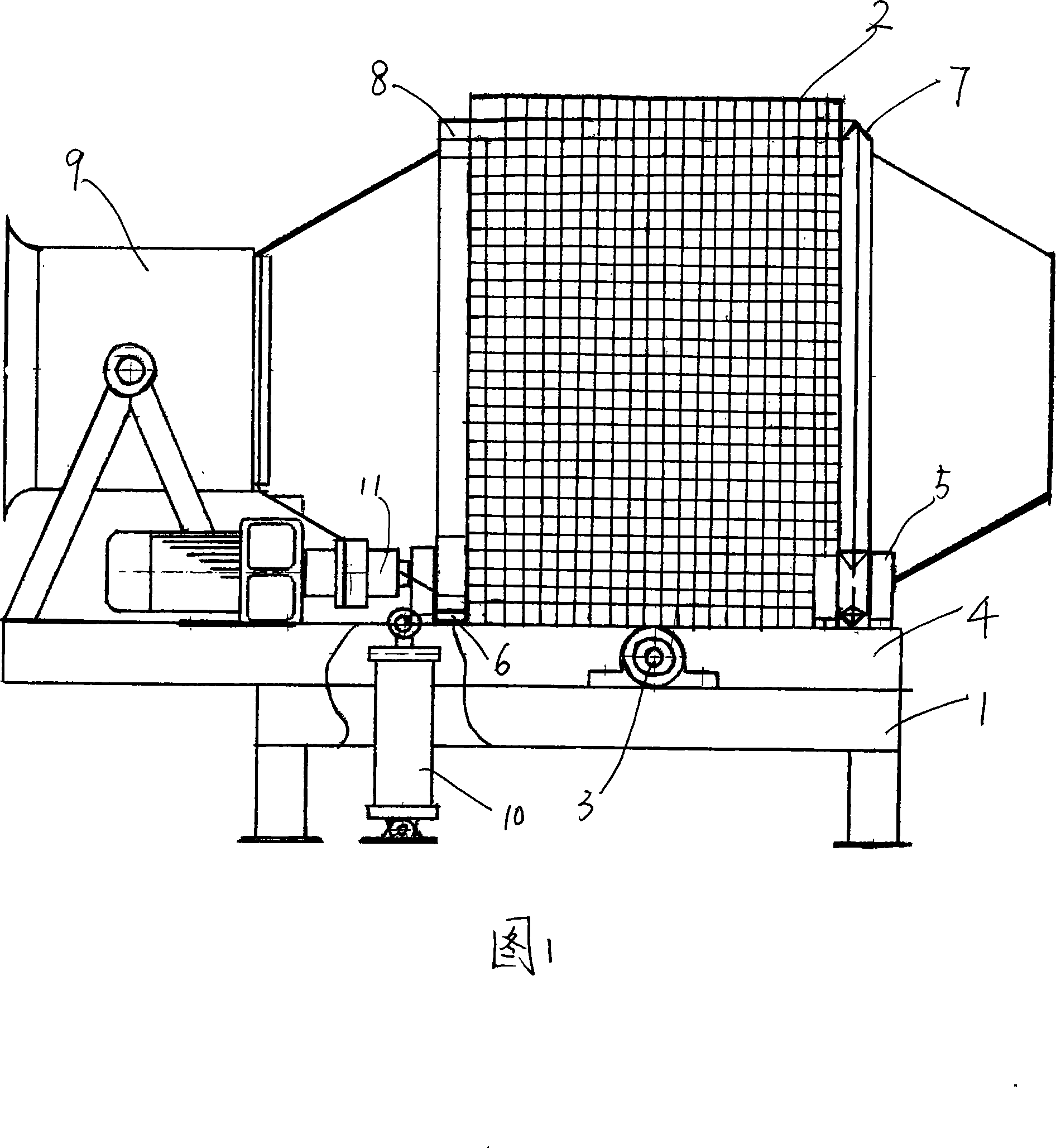 Drum-type quenching machine