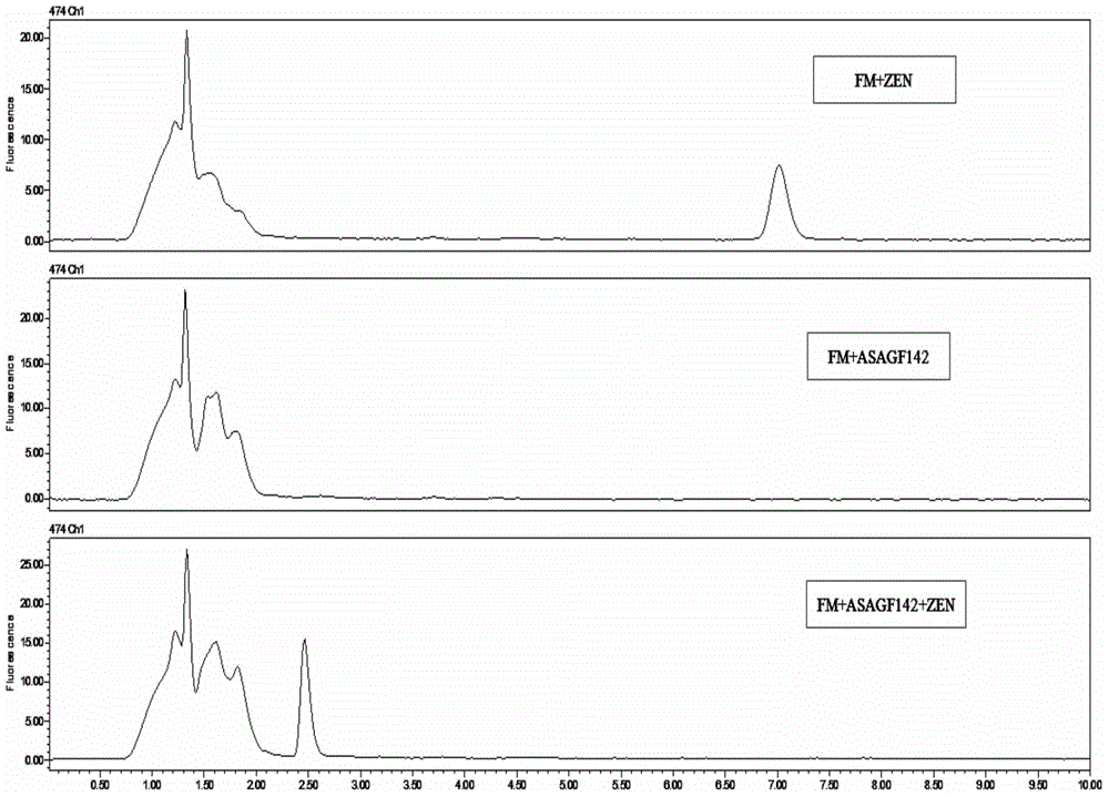 Bacillus amyloliquefaciens capable of degrading ZEN (zearalenone) efficiently and application of bacillus amyloliquefaciens