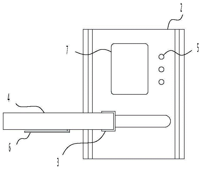 A chest puncture positioning device