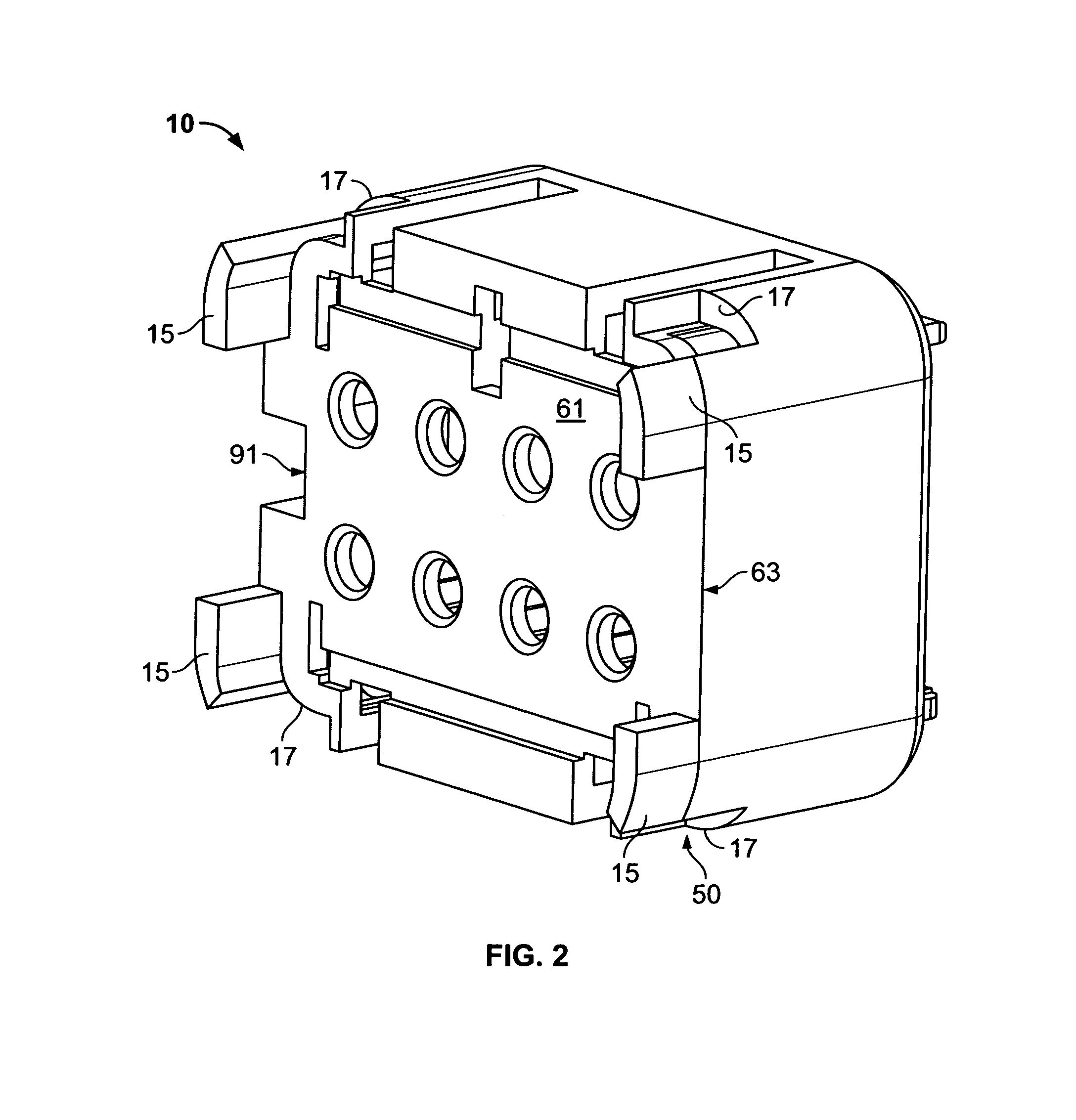 Terminal position assurance with forward interlocking face keying