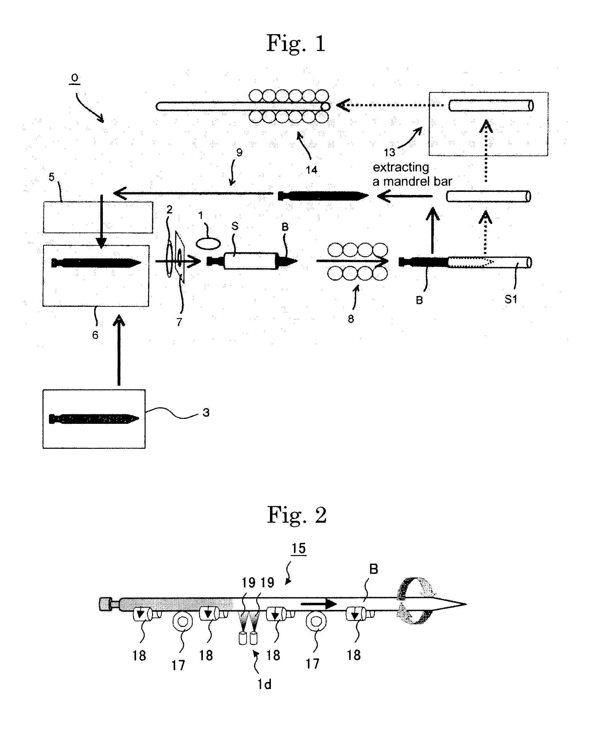 Mandrel bar cleaning facility