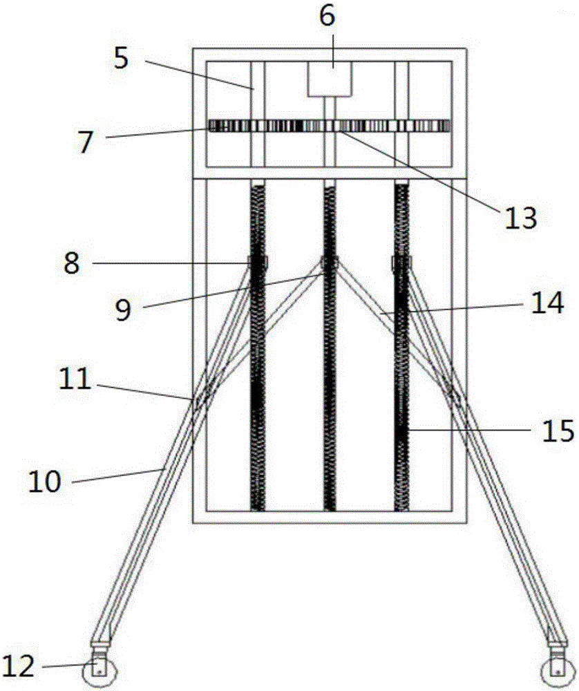 Intelligent supporting device for electric car