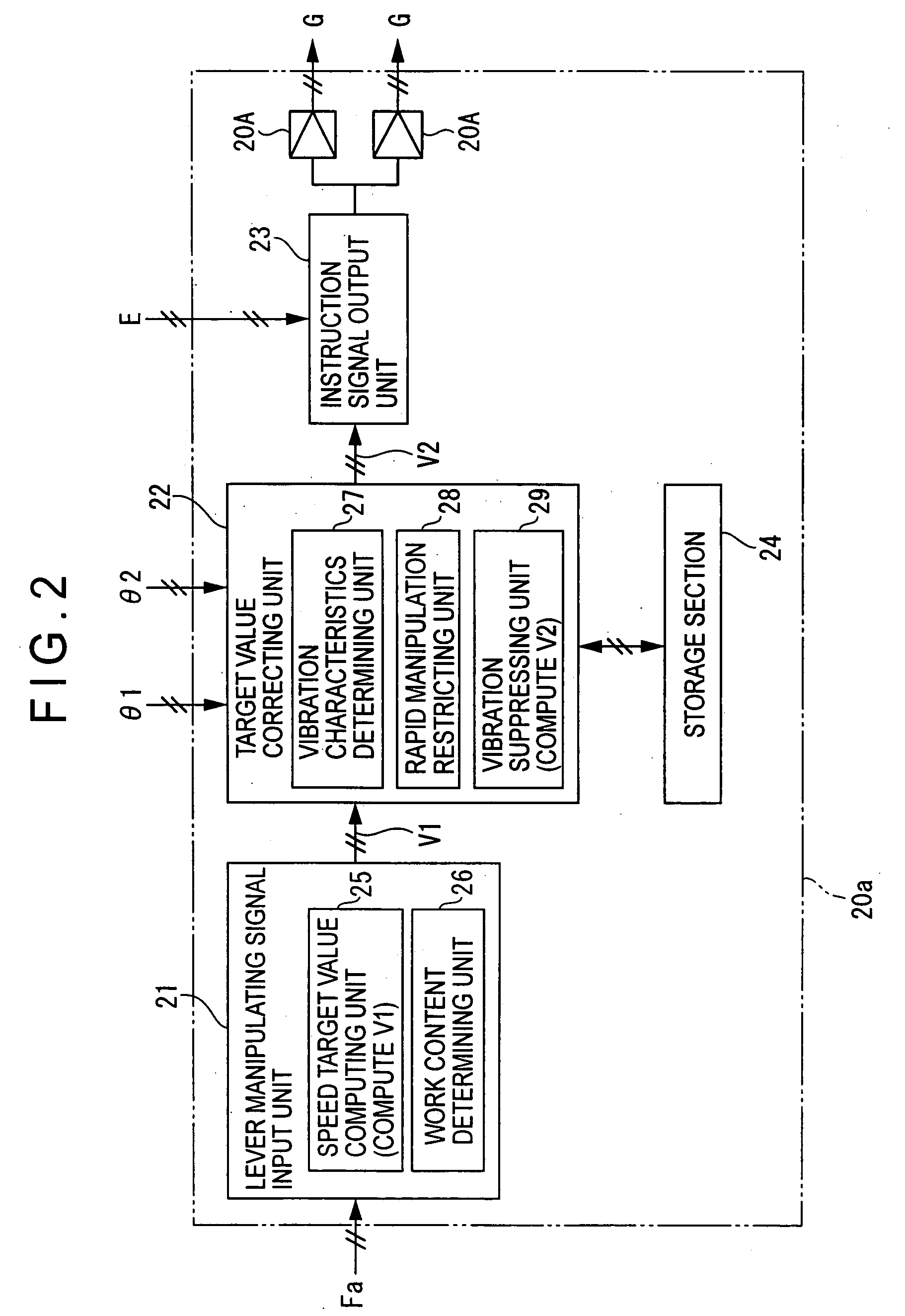 Controller for work implement of construction machinery, method for controlling construction machinery, and program allowing computer to execute this method