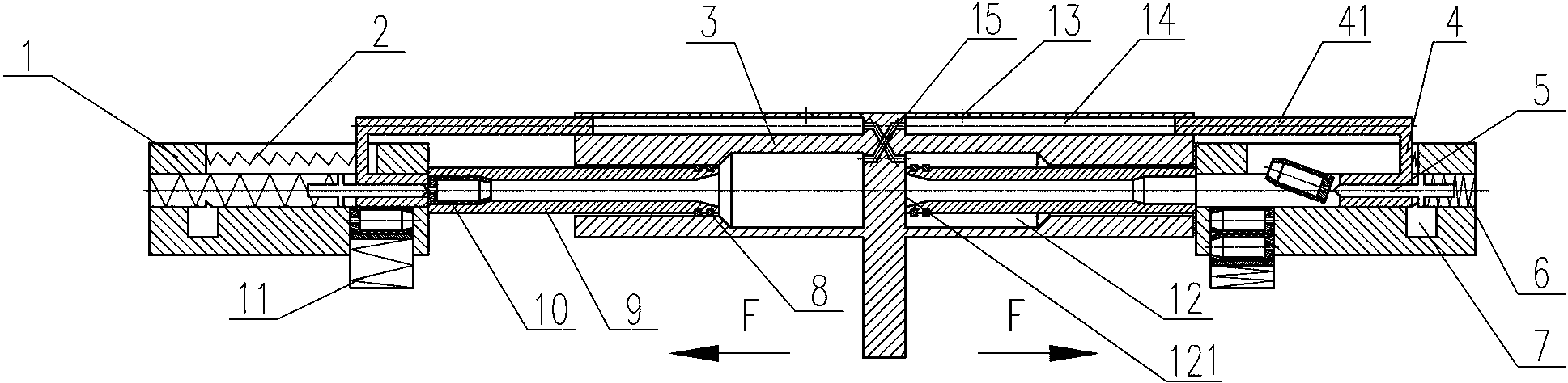 Black powder gas-driven type super-high-speed operating mechanism of breaker