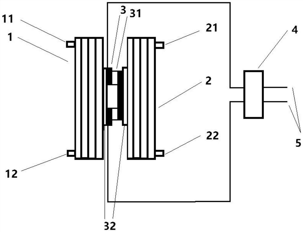 Fuel cell waste heat recovery system and vehicle