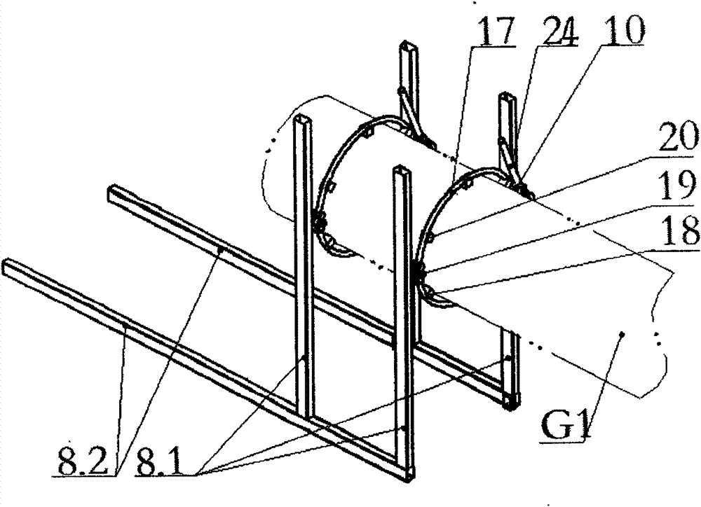 Gunwale welding operating shed for laying submarine pipelines