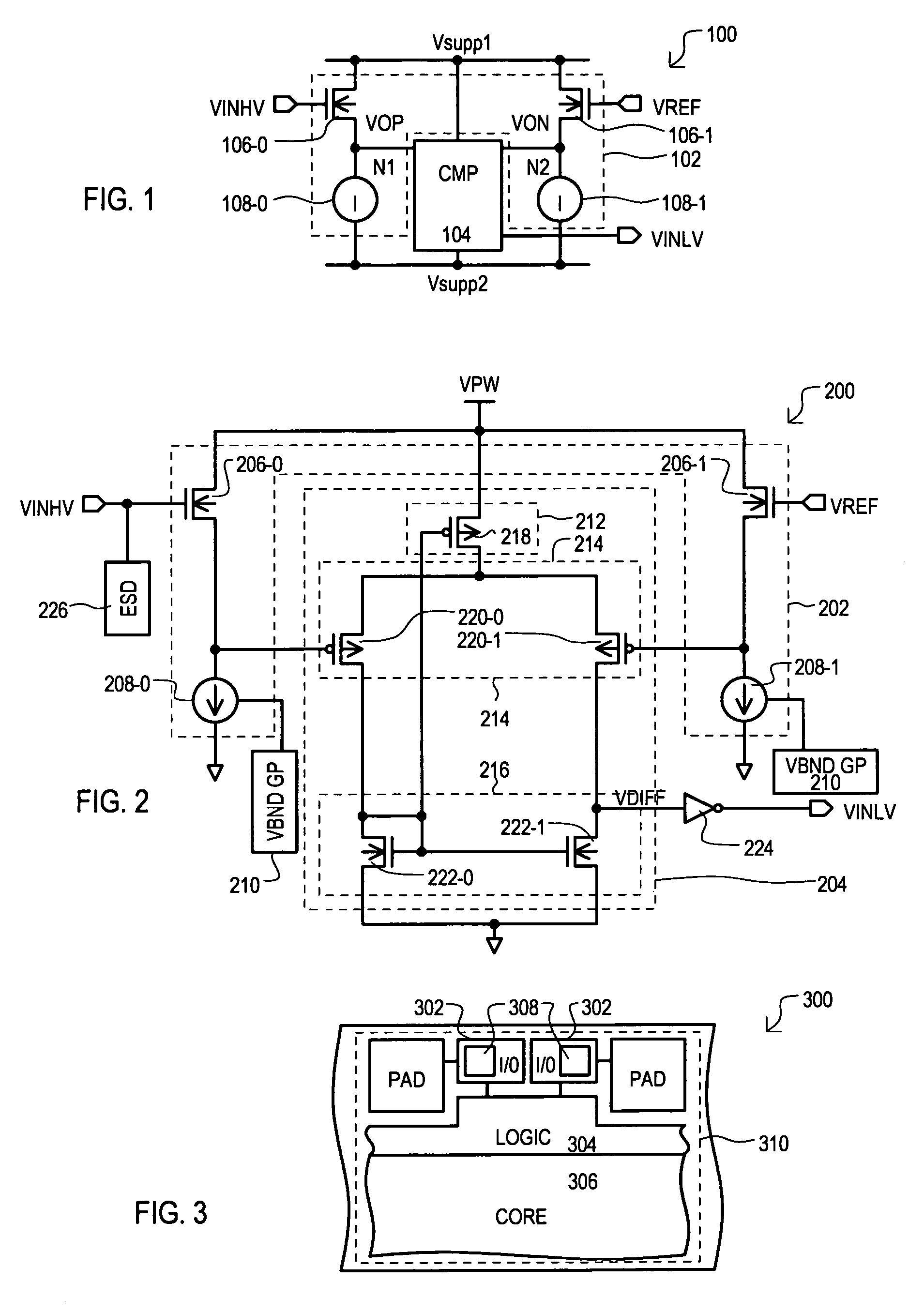 Level shifting input buffer circuit