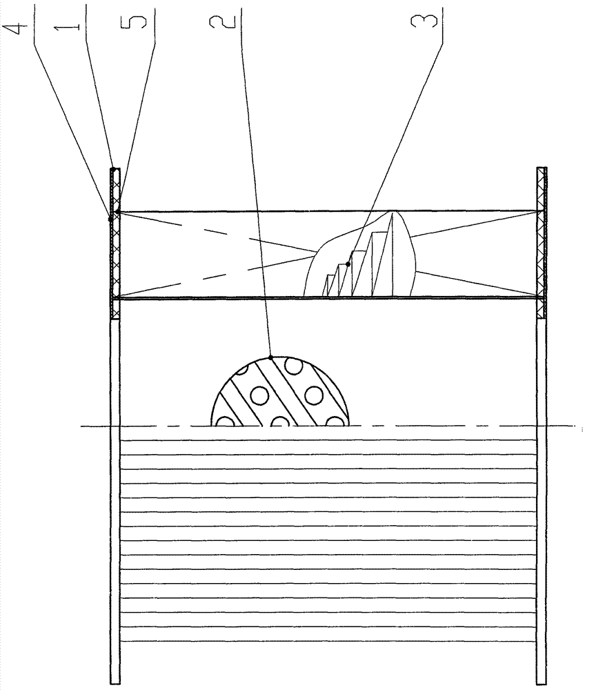 Method for manufacturing non-woven fabric composite brown paper end cover filter element assembly and product